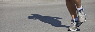 Athlete running in Hervey Bay after consulting foot doctor