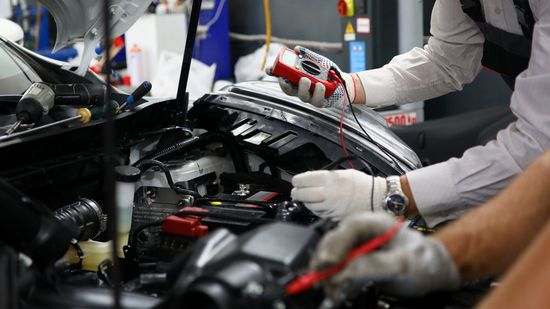 Checking Battery Voltage — Oklahoma City, OK — Super Quick Express Lube
