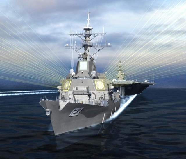 A large ship with the number 23 on the front of it