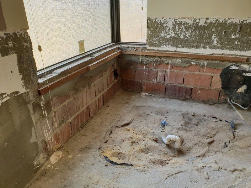 bathroom repair work