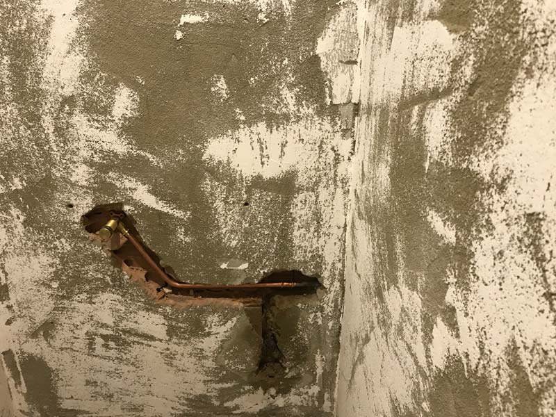 plumbing repair work