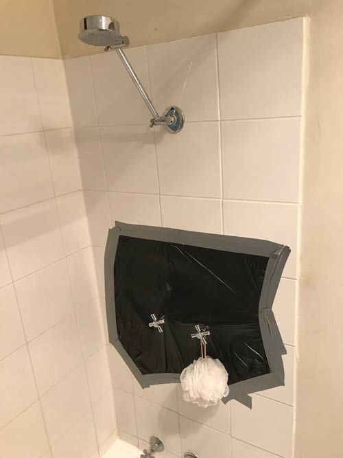 bathroom repair work