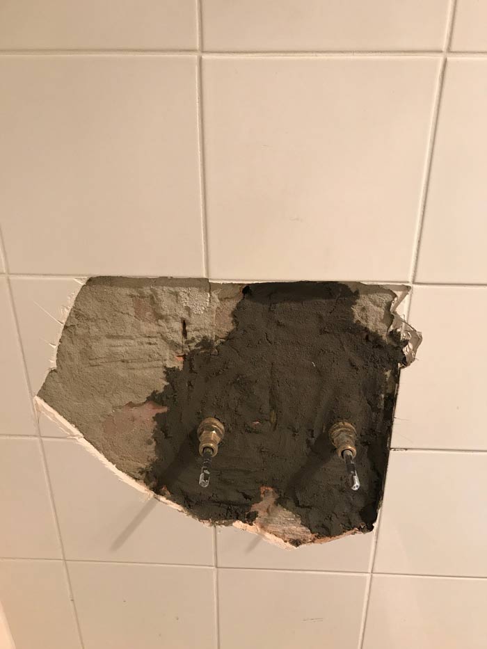 bathroom repair work
