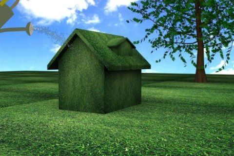 una struttura verde