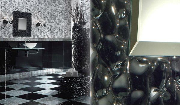 vetro rivestimenti murali per bagno