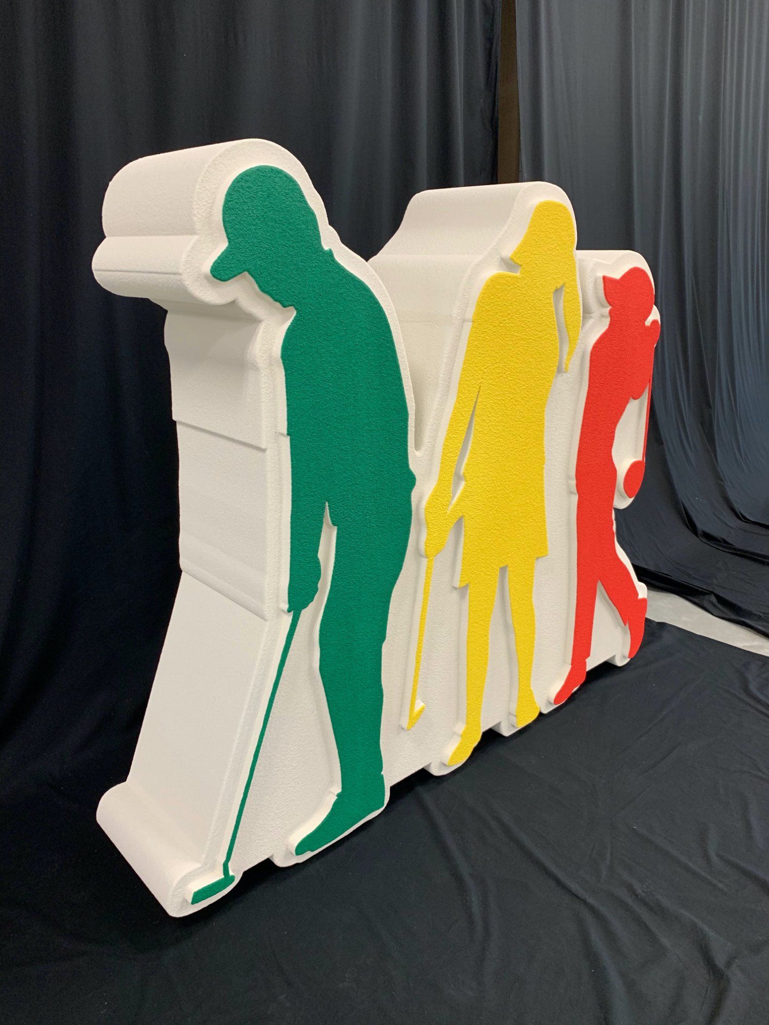 Foam logo, Foam golf logo, Golf photo op, 