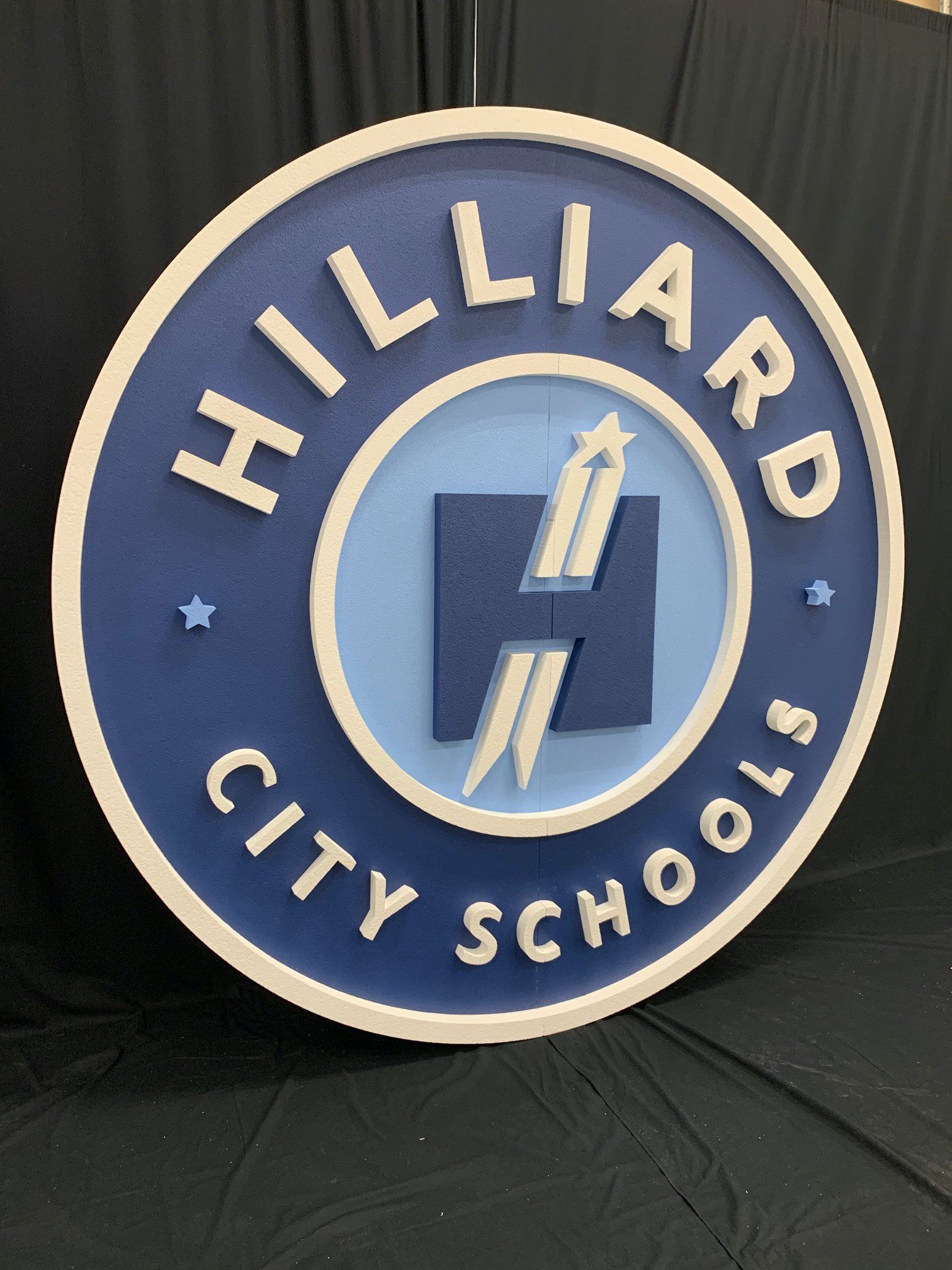 Interior Foam Sign Hilliard Graduation