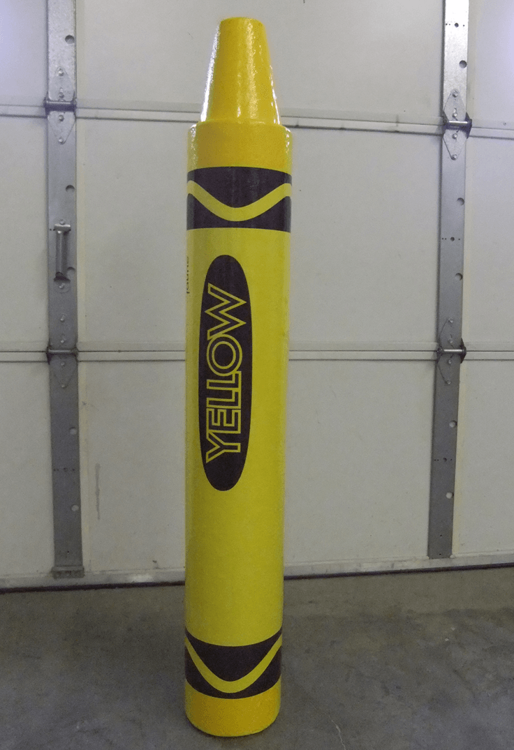 Giant Crayon, Giant Foam Crayon, Giant foam prop, Giant foam photo op