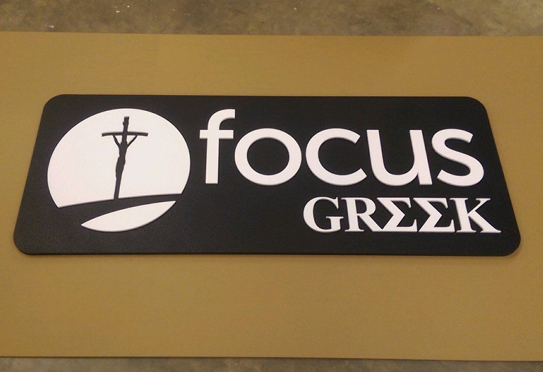 Interior Foam Sign focus greek