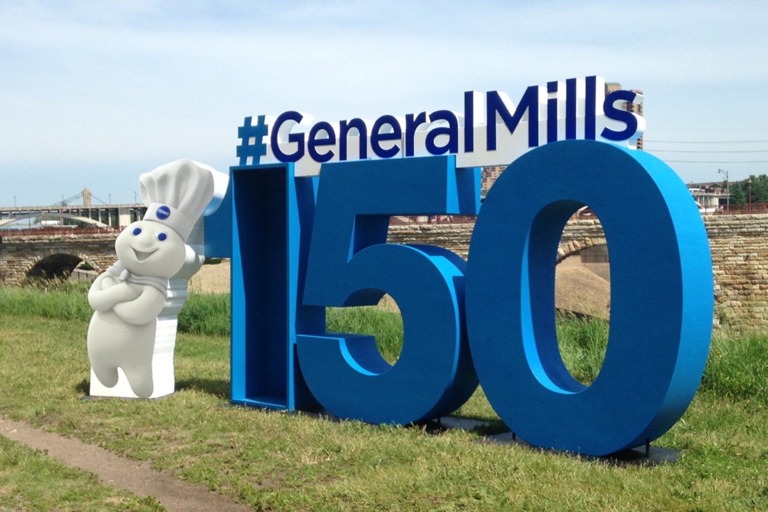 Large Foam Letters General Mills Photo Op