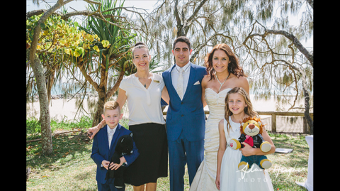Family wedding packages Mooloolaba Noosa Wedding Celebrant