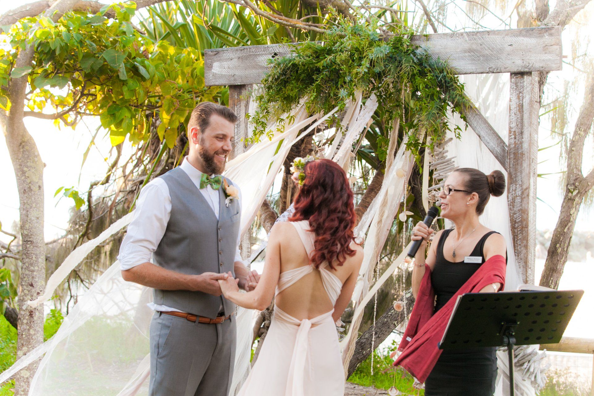 Wedding vow locations Hidden Grove Noosa Wedding Celebrant