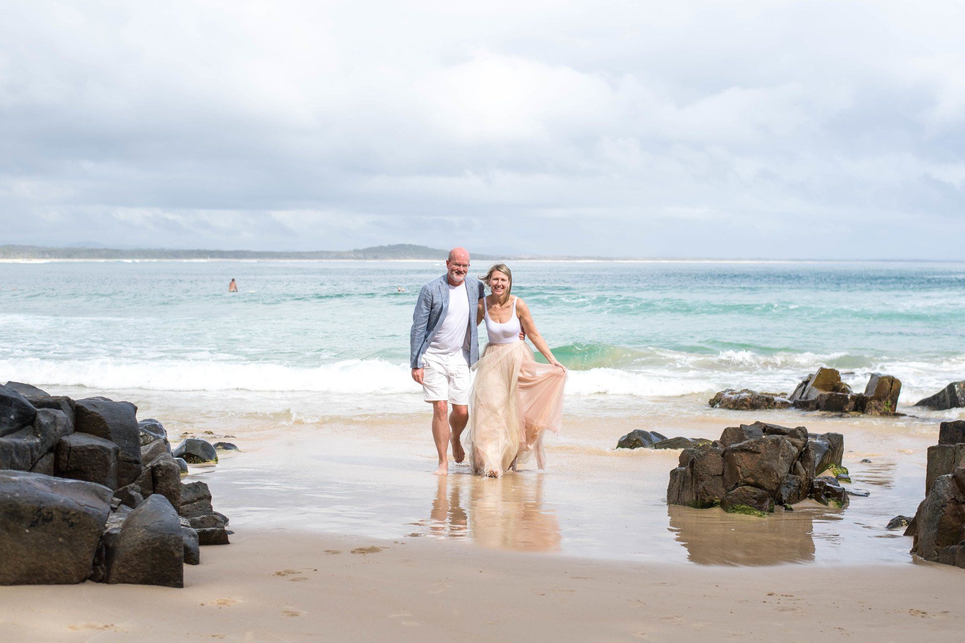 Sunrise perfect elopement locations King's Beach Noosa Wedding Celebrant
