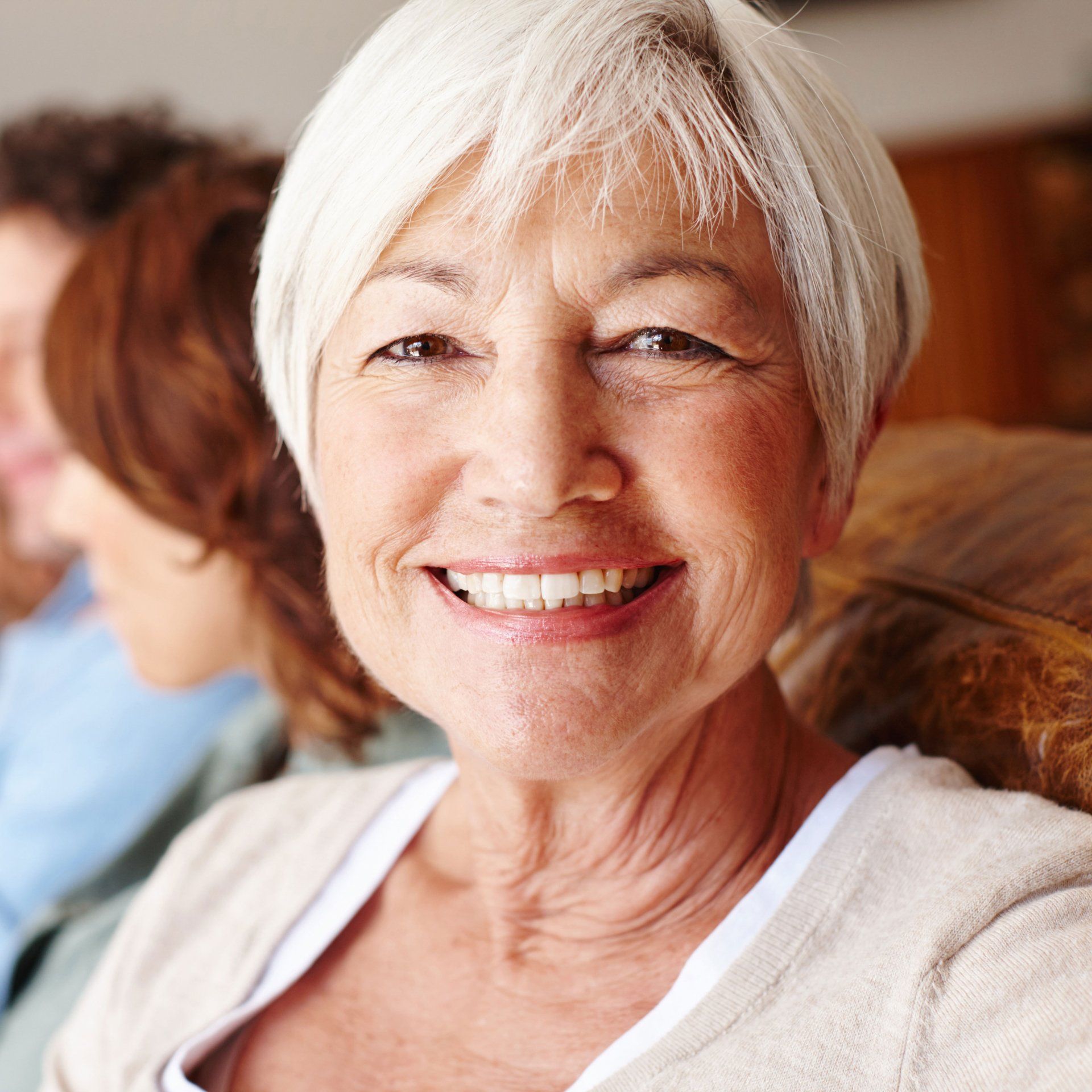 happy patient smiling