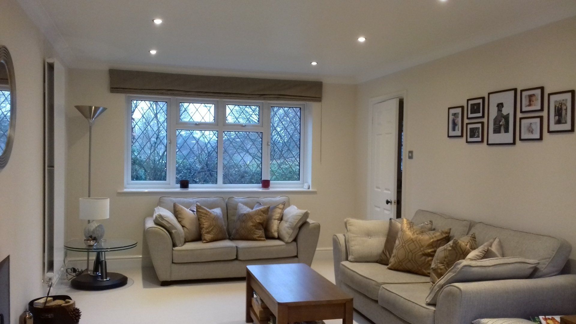 Roman Blind and cushions 