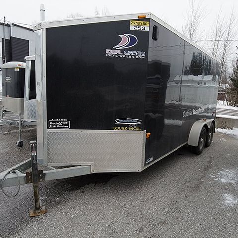 location remorque fermee 7x16