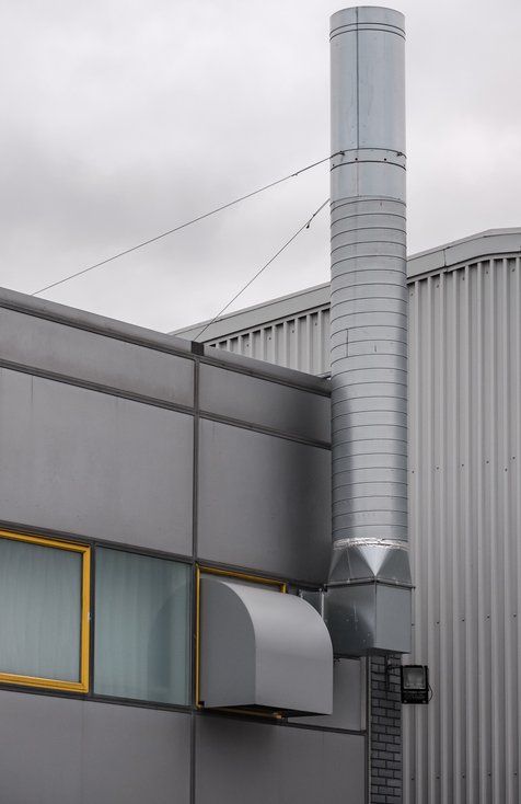 Metal Fabrications Bay Area — Wall Column cladding of factory in South San Francisco, CA Metal Fabrications Bay Area — Wall Column cladding of factory in South San Francisco, CA