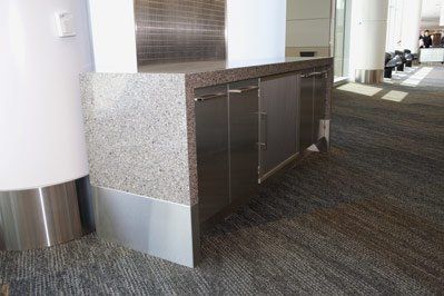 Biotech Metal — Lobby side view in South San Francisco, CA