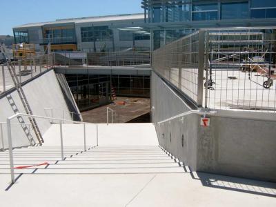 Metal Installation — Rooftop staircase in South San Francisco, CA