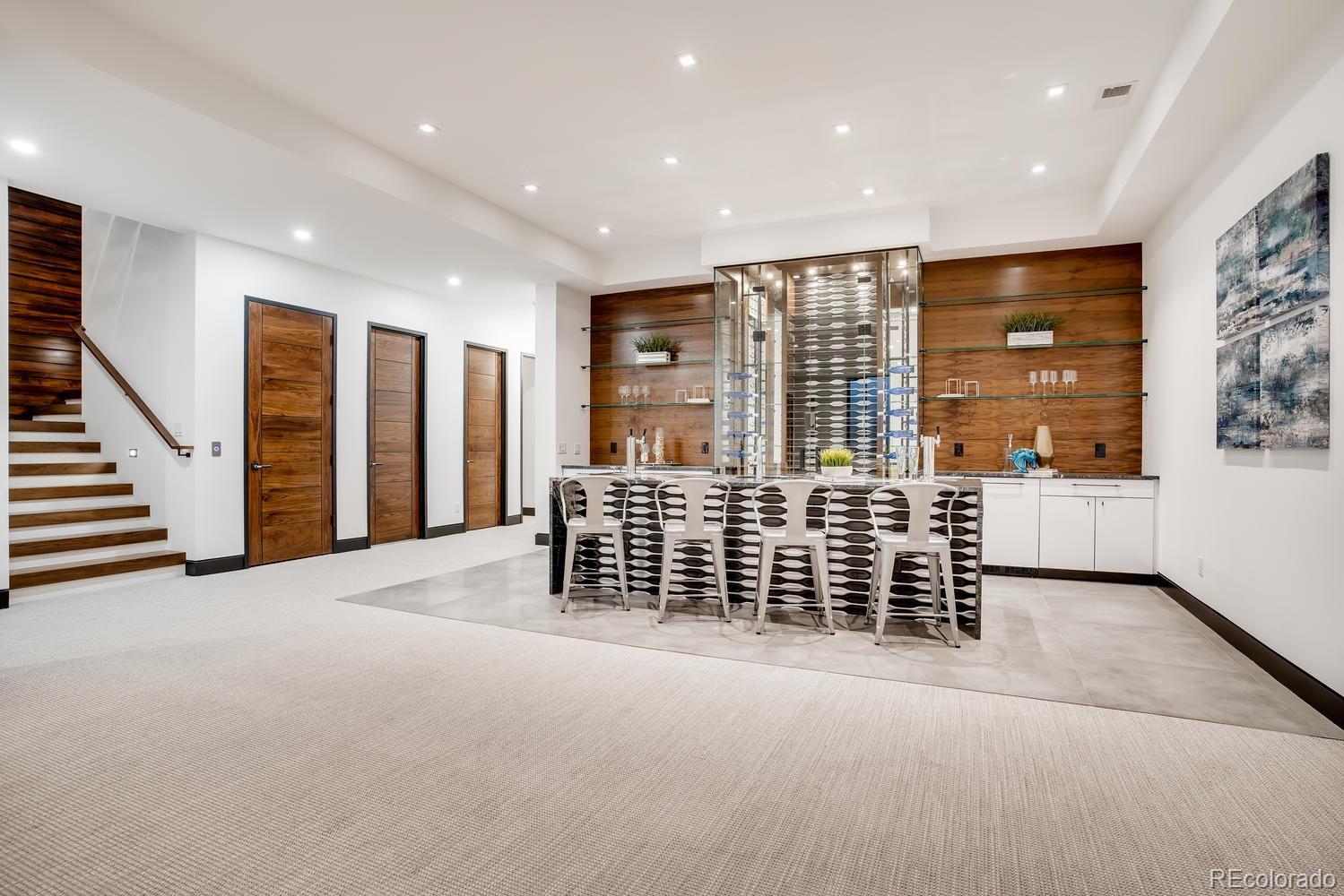 Beautiful Shelveswine Room — Aurora, CO — TNT Glass LLC