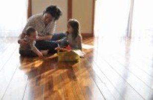 Father Taking Care of Daughters;Ambrose Randa Hardwoods;New Britain,PA