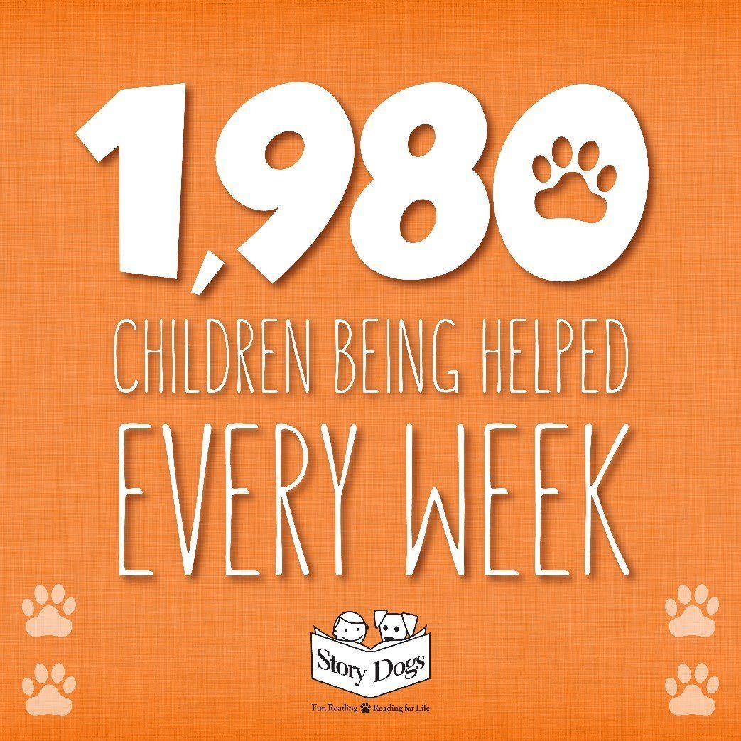 Story Dogs are helping 1,980 children learn to read every week