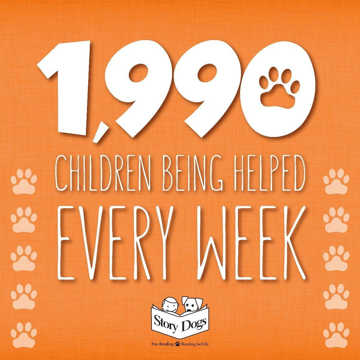 Story Dogs are helping 1,990 children learn to read every week
