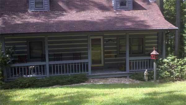 Cabin With Maroon Roof – Boone, NC – A Brush Above Painting