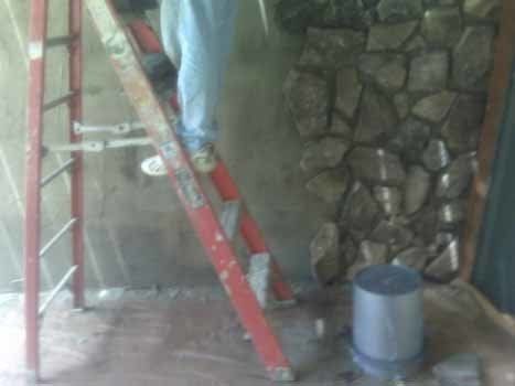 Cabin Under Construction – Boone, NC – A Brush Above Painting