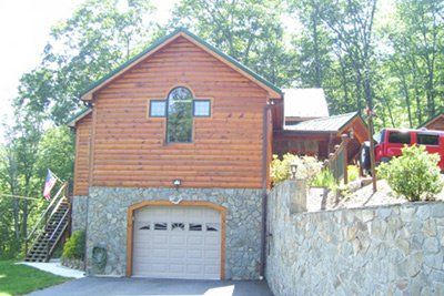 House Made Of Wood And Stone – Boone, NC – A Brush Above Painting House Made Of Wood And Stone – Boone, NC – A Brush Above Painting