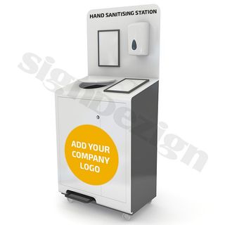 COVID-19 coronavirus signage protection hand sanitising station