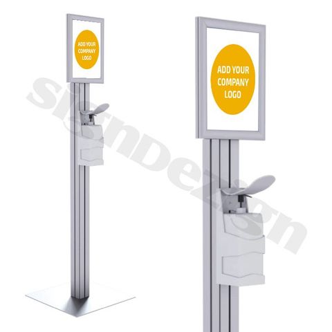 COVID-19 coronavirus signage protection hand sanitising station