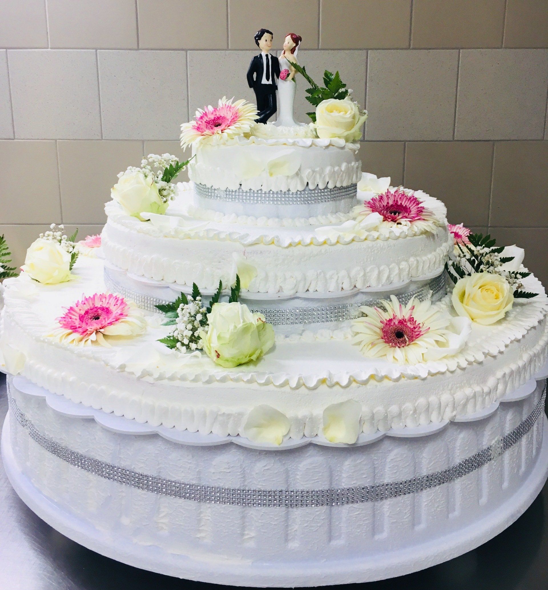 large wedding cake