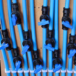 blue pipe