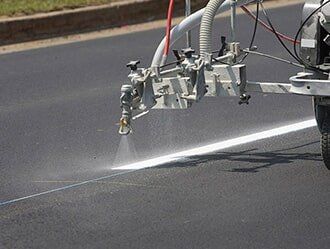 Asphalt Striping — Ashpalt in Indianapolis, IN Asphalt Striping — Ashpalt in Indianapolis, IN