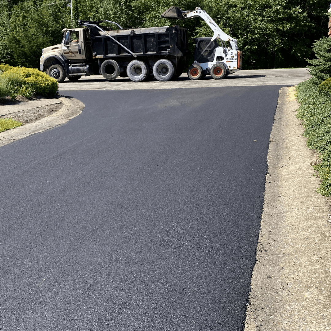 Asphalt roadway paving contractor indianapolis
