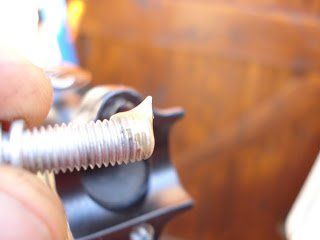Grease clamp bolts
