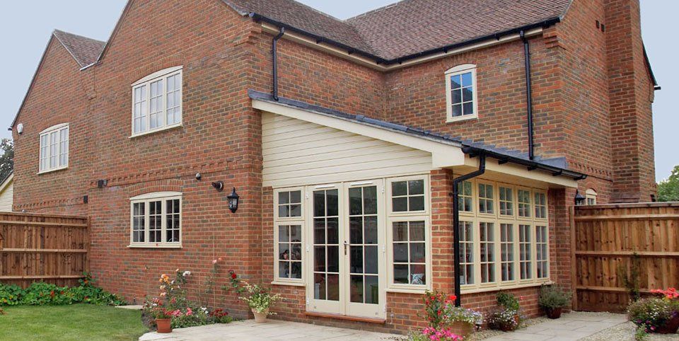 A large property with a new extension