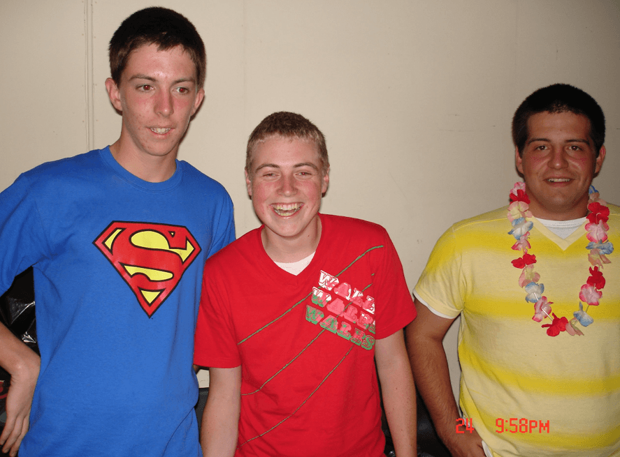 3 men posing