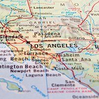 map of los angeles