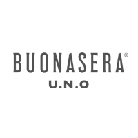 É um logotipo para uma empresa chamada buonasera uno.
