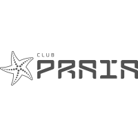 Um logotipo preto e branco para um clube com uma estrela do mar nele.