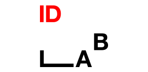Um logotipo para uma empresa chamada id lab