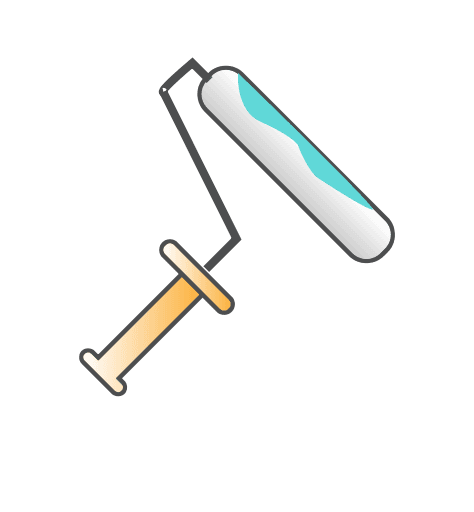 paint roller graphic