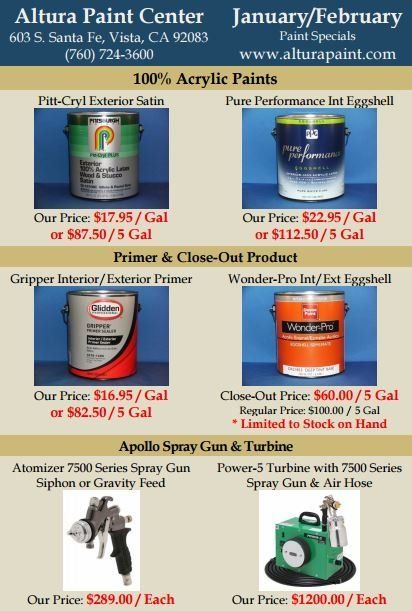 winter specials