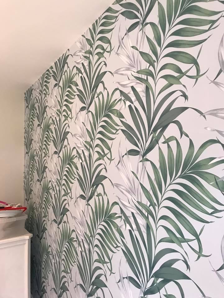leafy wallpaper
