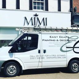 sign-written van