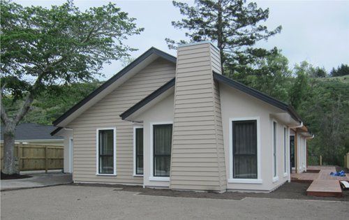 View of a newly constructed house