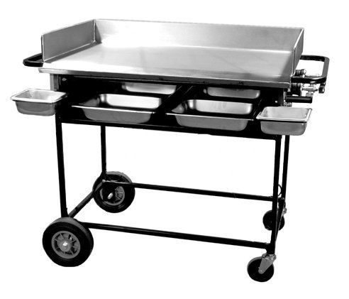 Flat Top Griddle & Cart — Royal Oak, MI — C & N Party Rentals