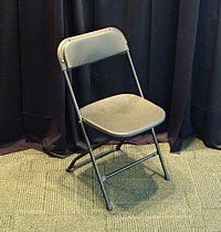 Black Vinyl with Metal Frame — Royal Oak, MI — C & N Party Rentals